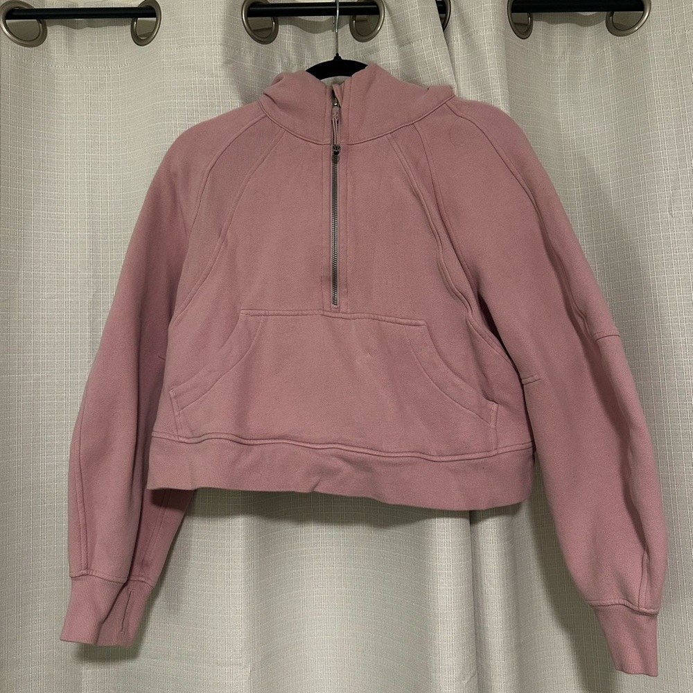 Lululemon Athletica Mauve Half-Zip Hoodie